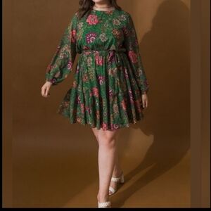 ✨New Flying Tomato Plus Size Floral Mini Dress 🌸 Boho Chic Vibes ✨